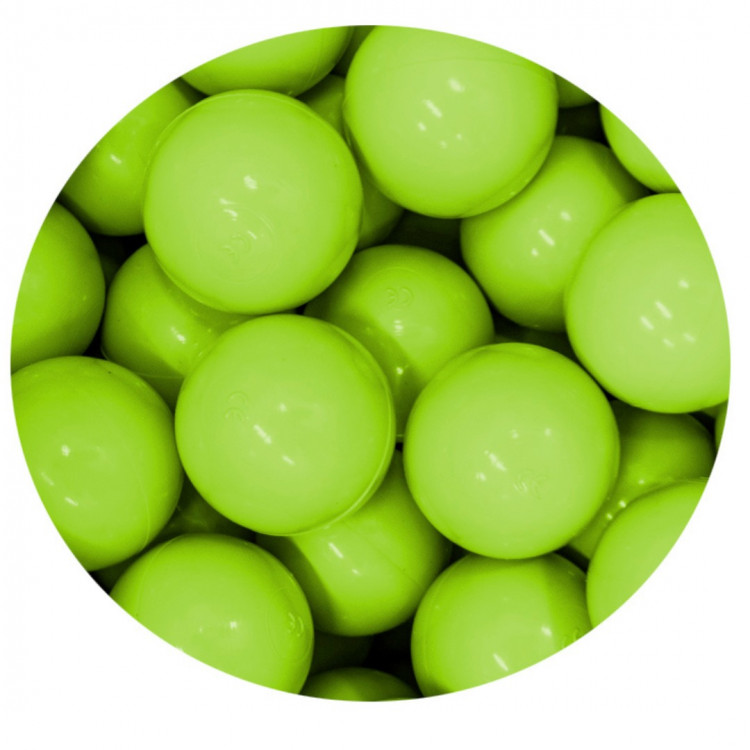 Loptičky do suchých bazénov Golden kids 100 ks - zelená limetková